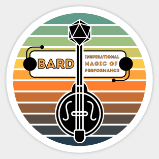 Bard Sunset Sticker